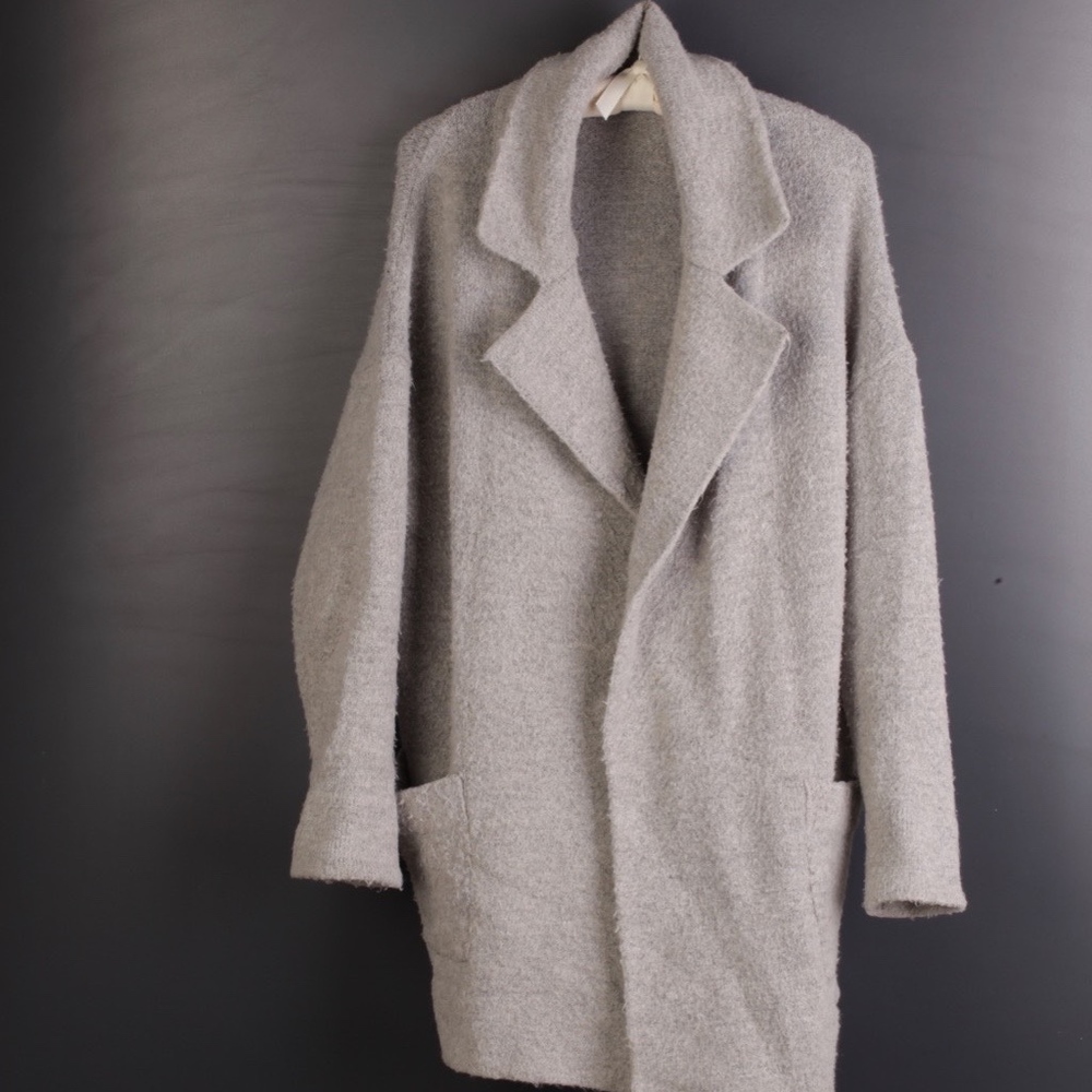 Brandy Melville Gray Kennedy Coat, One Size